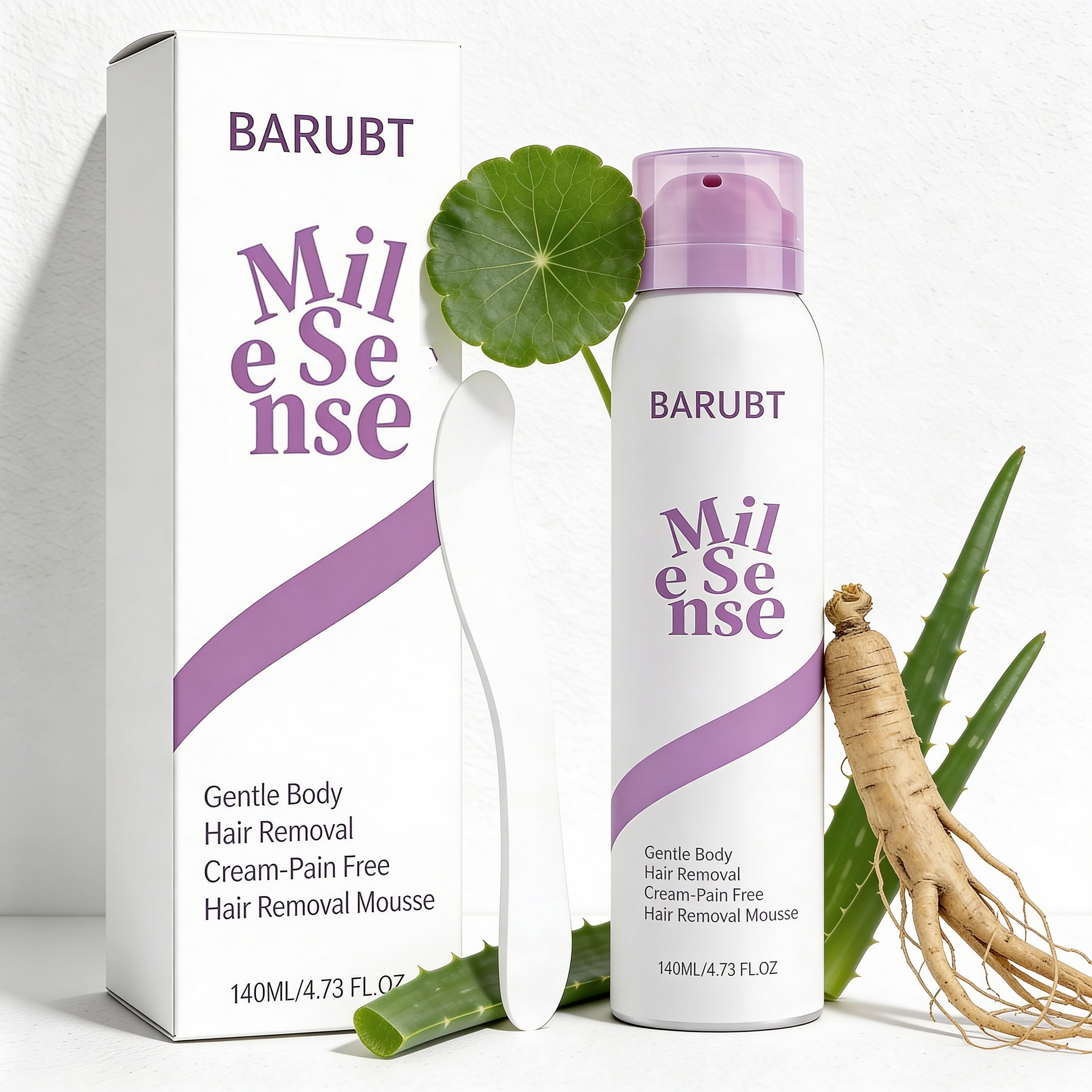 BARUBT - Pureway Pain-Free Hair Removal Mousse for Sensitive Skin