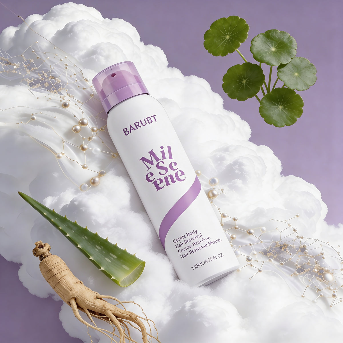 BARUBT - Pureway Pain-Free Hair Removal Mousse for Sensitive Skin