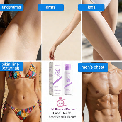 BARUBT - Pureway Pain-Free Hair Removal Mousse for Sensitive Skin