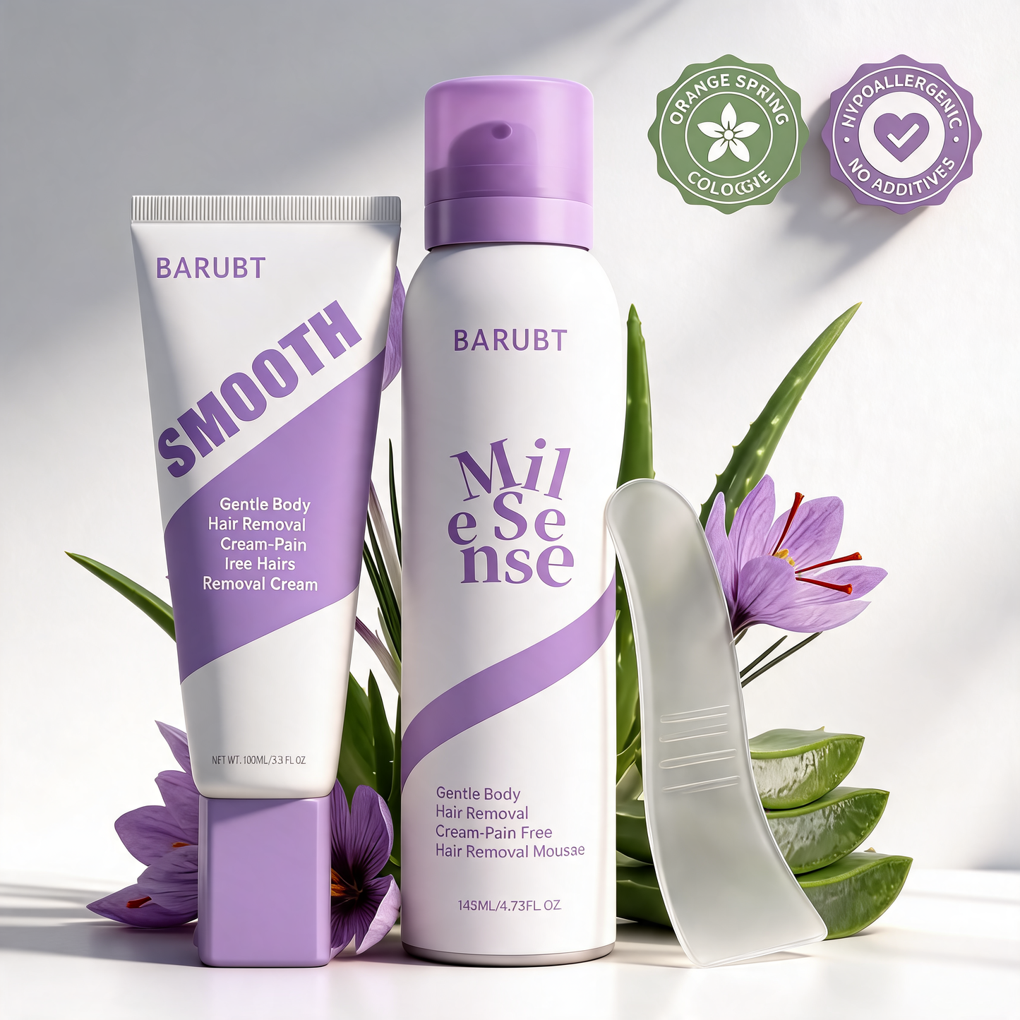BARUBT - Pureway Pain-Free Hair Removal Mousse for Sensitive Skin