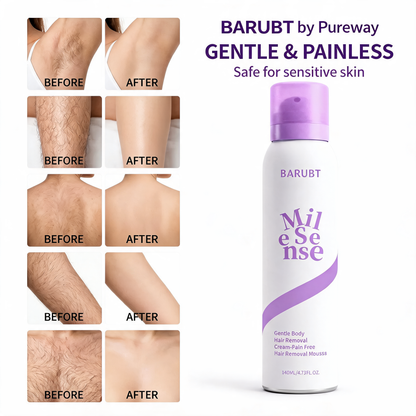 BARUBT - Pureway Pain-Free Hair Removal Mousse for Sensitive Skin