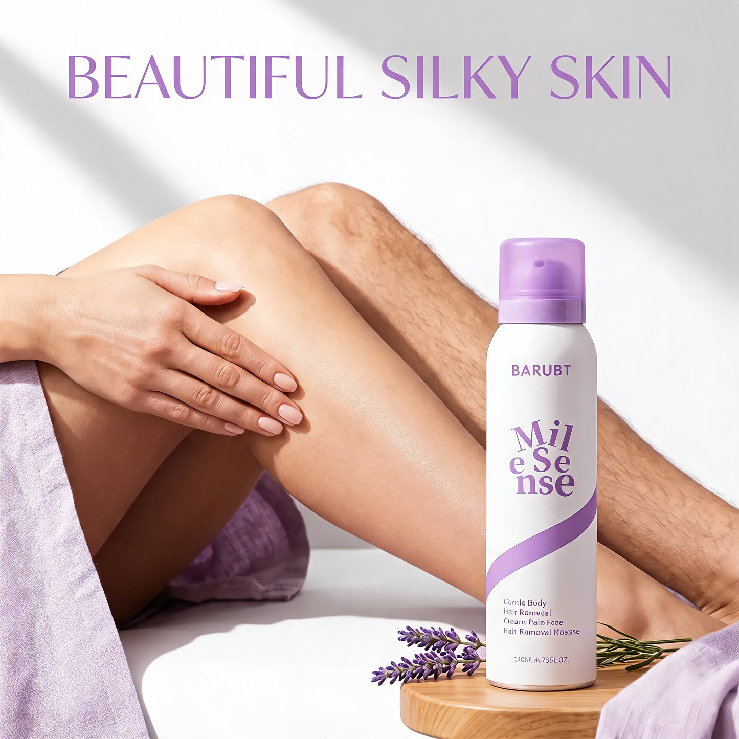BARUBT - Pureway Pain-Free Hair Removal Mousse for Sensitive Skin